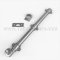 Rockwood 630 Surface Bolt-12" in US26D finish