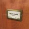 Rockwood 651 Card Holder in US10 finish applied to Interior Door