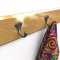 Rockwood Small Coat Hook with 1-7/8" Projection in US15A finish applied to interior wall