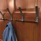 Rockwood RM828 Two Pronged Coat and Hat Hook in US32D finish applied to interior door