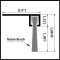 Product Specs of Door Bottom Sweep Barzen #SBM10, Concealed Door Bottom
