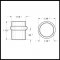 Product Specs of Door Bumper #UFB4505