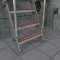 Application Image for Wooster 841 Ladder Tread in Dark Red, 4" Width