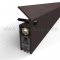 zero international 321 dark bronze anodized automatic door bottom with neoprene seal