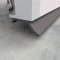 Sponge Neoprene Flange Seal by Pemko Installed on Open Garage Door
