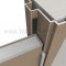 On Hinge Side of Door