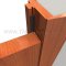 Barzen #WK30 Kerf Weatherstripping On swing side, closed position