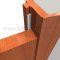 Barzen #WK30 Kerf Weatherstripping On swing side, closed position