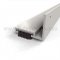 L Shaped Door Shoe 154 with Pile Brush Seal in Clear Anodized Finish
