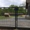 Locinox VSF Drop Bolt installed on animal park gate
