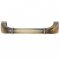 Hafele Keystone Collection Cabinet Pull in Antique Satin Brass