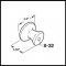 Product Specs for Hafele Keystone Collection Cabinet Pull, 5" Length