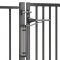 Locinox VERTICLOSE-2 Gate Closer installed on gate