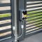Locinox DC-POWER-24V-25W Power Supply installed on gate