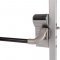 Locinox PUSHBAR-L-1400 Push Bar installed with Free Vinci Gate Lock