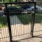 Locinox SAMSON-2 Gate Closer installed on residential gate
