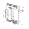 Hafele Hinge Kit for Accuride 1332/1432 Pivot Pocket Door, 1-3/8" (35 mm)