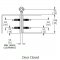 Markar FM900 Toilet Partition Hinge Product Specs 