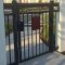 Locinox MAG Gate Lock installed on residential gate