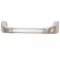 Hafele Keystone Collection Cabinet Pull in Satin Nickel