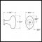 Product Specs for Deltana KE125 Cabinet Knob