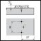 Product Specs for Blum 173H7100 / 173H7130 Mounting Plate