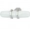 Marbleized White/Polished Nickel