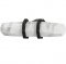 Marbleized White/Black Bronze
