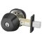 Accentra D222-2808 Double Cylinder Deadbolt , Schlage C Keyed, Grade 2, Black Suede Powder Coat Finish