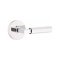 Emtek Select, L-Square, Faceted Lever, Disk Rosette, Polished Chrome (US26) Finish