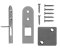 SCrew pack provided with Barzen #AM01 Automatic Door Bottom