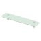 Deltana BBS Bath Series Solid Brass, Frosted Glass Shelf Polished Chrome (US26) Finished