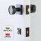 Lockset. Deadbolt with Door Knob