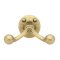 Emtek Traditional Brass Double Hook, French Antique Brass (US7) Finished 