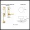 Product Specs for EM4717LAU Transitional Heritage Monolithic Entry Set with Laurent Knob