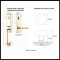 Product Specs for EM4717MDC Transitional Heritage Monolithic Entry Set with Modern Disc Crystal Knob