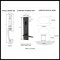Product Specs for EM4815HT Apollo Entry Set with Hampton Crystal Knob