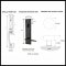 Product Specs for EM4815MDC Apollo Entry Set with Modern Disc Crystal Knob
