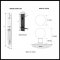 Product Specs for EM4816BL Orion Entry Set with Bristol Crystal Knob