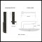 Product Specs for EM4819ATN Lausanne Entry Set with Athena Lever
