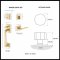 Product Specs for EM4820OCT Baden Entry Set with Octagon Knob