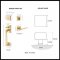 Product Specs for EM4820SQU Baden Entry Set with Square Knob