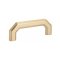 Emtek #86614 - *86620 Hollywood Regency Colection, Riviera Cabinet Pull, Satin Brass (US4) Finish