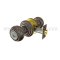 Emtek 5100RK Keyed In Knob with Rope Knob, Entry US15A