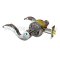 Emtek 5101C Keyed In Lever Rope Rosette Cortina Lever, Entry US26