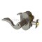 Emtek #8 Rosette with Cortina Lever Entry Function in US15A