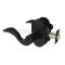 Emtek #8 Rosette with Cortina Lever Entry Function in US19