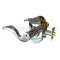 Emtek #8 Rosette with Cortina Lever Entry Function in US26