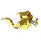 Emtek #8 Rosette with Cortina Lever Entry Function in US3NL