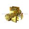 Emtek 5121W Keyed In Knob with Waverly Knob, Entry US3